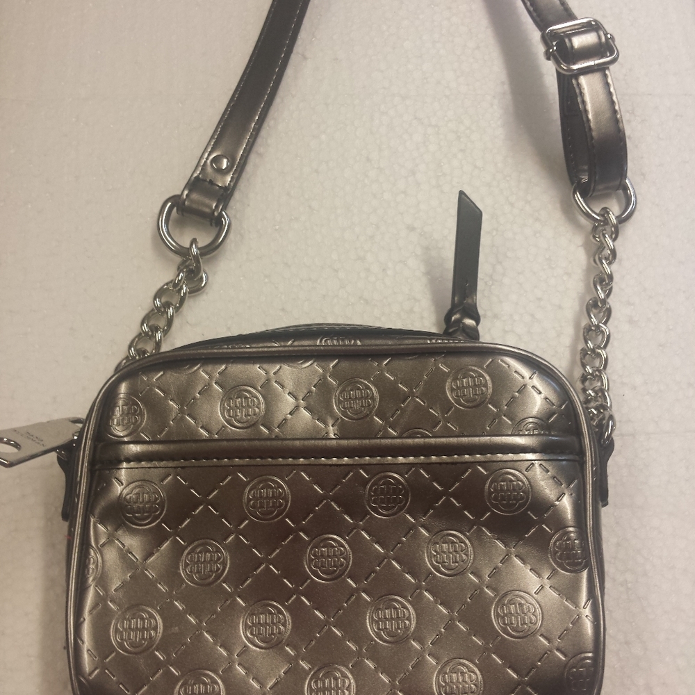 Dana Buchman crossbody bag purse silver
